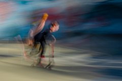 Rollerfahrer